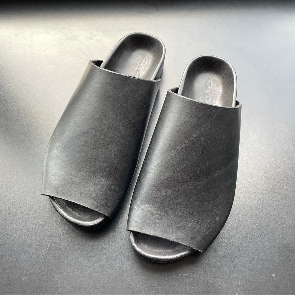 Rick Owens Leather Sandals